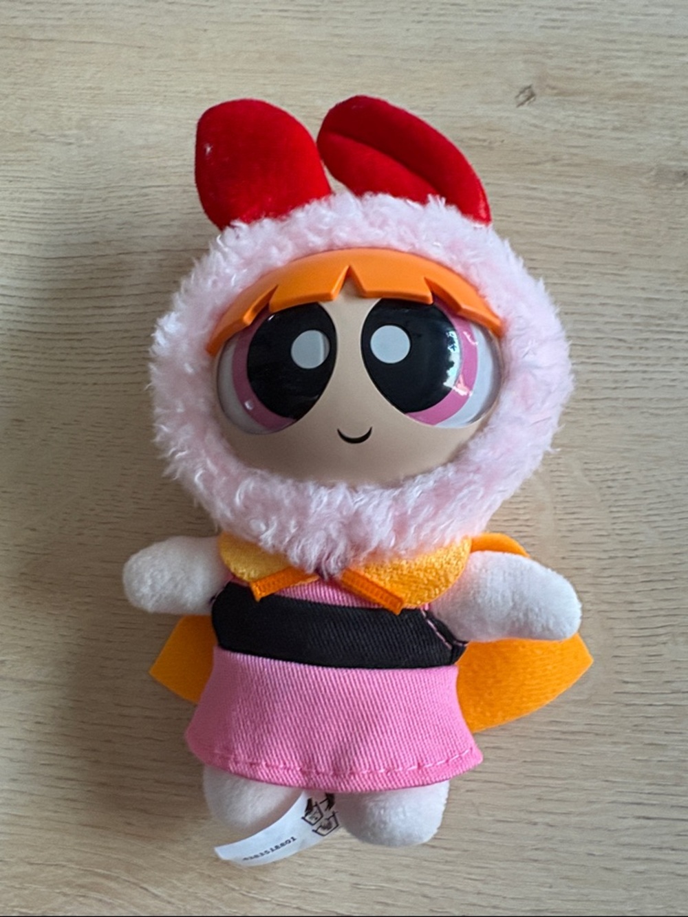 Miniso Powerpuff Girls Blossom Plush Toy - Pink Bunny Costume